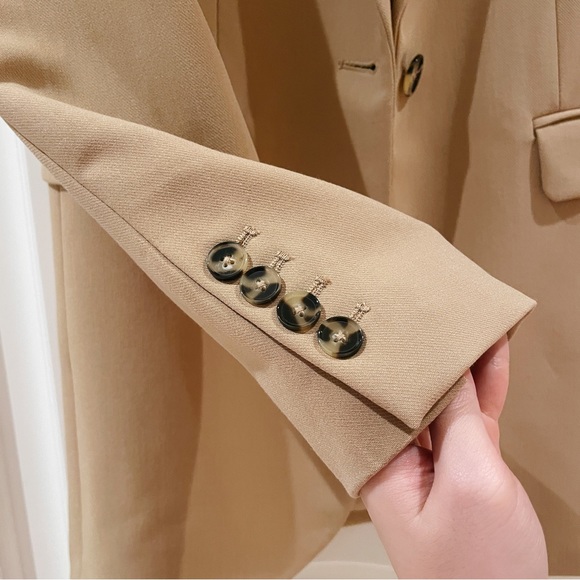 Fitted Blazer Taupe Brown - Picture 7 of 9